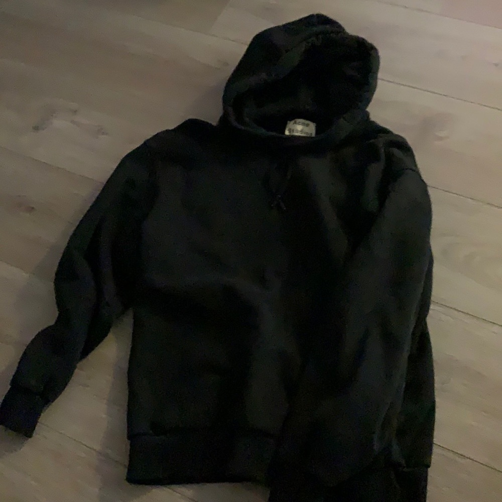 acne studios black hoody